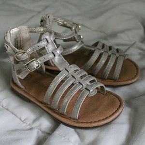 Cat and Jack Toddler Girl Gladiator Sandals Size 7